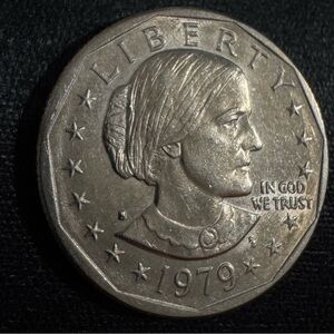 1979-S Susan B Anthony Dollar, BU, RARE "S" MM FILLED, SOFT TONING!  100-0297
